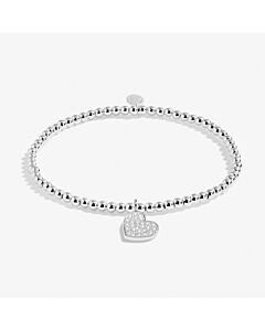 Joma Jewellery Confetti A Little 'Thank You' Bracelet In Silver Plating